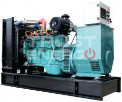 Газовый генератор Gazvolt 250T23 Открытая на раме  T12.15D trustenergo.ru